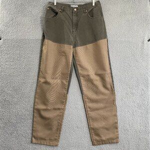 Columbia Two-Tone Green and Tan Men Pants